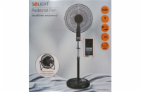 Solight ventilátor stojanový 45cm černý (1S23) + dárek(ventilátor 1S24)