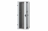Stojanový rack 42U (š)800x(h)1200 př.i zad.dv.perf.dvoukřídlé, černý