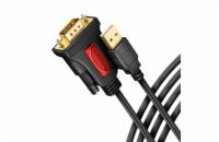 AXAGON ADS-1PSN, USB-A 2.0 - sériový RS-232 DB9-M Prolific adaptér / kabel 1.5m