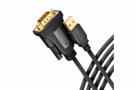 AXAGON ADS-1PQN, USB-A 2.0 - sériový RS-232 DB9-M FTDI adaptér / kabel 1.5m