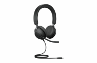 Jabra Evolve2 40 SE/Stereo/USB-C/Drát/MS/Černá