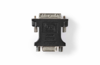 Nedis CCGB32902BK - adaptér DVI| DVI-I 24+5 Zástrčka | VGA Zásuvka | Poniklované | Přímý | PVC | Černá 