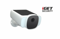 iGET SECURITY EP29 White - venkovní solární bateriová FullHD kamera, zvuk, bílá