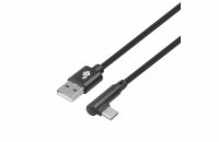 TB Touch USB-USB-C úhlový 1,5 černý kabel