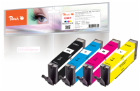PEACH kompatibilní cartridge Canon Canon CLI-551, MultiPack