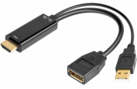 PREMIUMCORD adaptér HDMI to DisplayPort s napájením