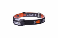Solight LED čelová nabíjecí svítilna, 150 + 100lm, bílé a červené světlo, Li-Ion - WN40
