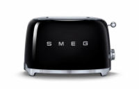 Smeg TSF01BLEU toustovač / topinkovač, 2 toasty, 6 úrovní opékání, zásuvka na drobky, styl. 50. let, černá