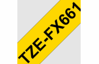 BROTHER TZEFX661 - kazeta TZ šírky 36mm, flexibilní lamino páskou TZE-FX661, žlutá/černé písmo