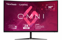 ViewSonic VX3218C-2K OMNI /32" prohnutý/VA/16:9/2560x1440 / 165Hz/ 1ms/ 250cd/m2 / Freesync premium /2xHDMI /DP / Repro