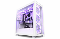 NZXT H7 Elite CM-H71EW-02 NZXT skříň H7 Elite Edition / ATX / 4x 140mm (3x RGB) fan / USB-C / 2x USB/ proskl. bočnice / proskl. panel / bílá