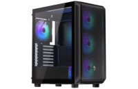 Endorfy skříň Arx 500 ARGB/ 2 x USB 3.0 / USB-C / 140mm fan PWM / mesh panel / černá