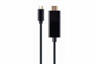 Gembird kábel USB-C (M) na HDMI (M), 4K, 60Hz, 2m kábel, čierny