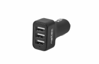 Natec nabíječka do auta CONEY, 2XUSB, 1XUSB-C, 84W