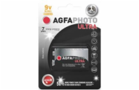 AgfaPhoto Ultra alkalická batéria 9V, blister 1ks 