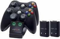 VENOM VS2891 Xbox 360 Black Twin Docking Station + 2 batteries
