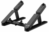 GENIUS G-Stand M200 přenosný stojan na notebook, tablet a telefon, 10-17", 6 pozic, skládací, černý