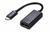 C-TECH Adaptér Type-C na Displayport, M/F, 15cm