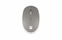 Natec optická myš HARRIER 2/1600 DPI/Kancelářská/Optická/1 600 DPI/Bezdrátová Bluetooth/Bílá-šedá