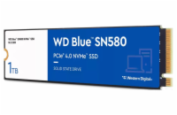 WD BLUE SSD NVMe 1TB PCIe SN580,Gen4 , (R:4150, W:4150MB/s)