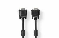 Nedis CCGL59000BK30 NEDIS kabel VGA (D-SUB)/ zástrčka VGA - zástrčka VGA/ černý/ bulk/ 3m