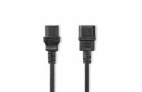 NEDIS napájecí prodlužovací kabel/ konektor IEC-320-C14 - konektor IEC-320-C13/ přímý-přímý/ černý/ bulk/ 3m