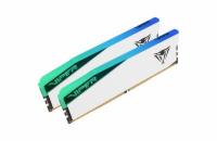 Patriot Viper Elite 5 DDR5 32GB 6200MHz/CL42/2x16GB/RGB/White PVER532G62C42KW PATRIOT VIPER ELITE 5 WHITE RGB 32GB DDR5 6200MHz / DIMM / CL42 / Kit 2x 16GB