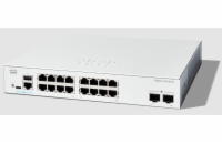 Cisco Catalyst switch C1200-16T-2G (16xGbE,2xSFP,fanless)