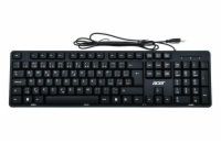 Acer GP.KBD11.041 Wired Keyboard/Drátová USB/CZ-SK layout/Černá