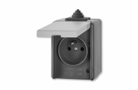 Instalační zásuvka nástěnná 5518-2929S IP44