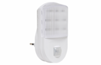 Noční LED svítidlo ECOLITE 1W, bílé s čidlem XP200-LED
