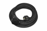 Prodlužovací přívod - spojka, 1zás. 5m, 3x1,5mm2, černá, gumová  FG1-5