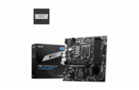 MSI MB Sc LGA1700 PRO B760M-P, Intel B760, 4xDDR5, 1xDP, 1xHDMI, 1xVGA, mATX