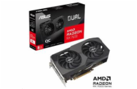ASUS VGA AMD Radeon DUAL RX 7600 8G OC V2, AMD RX 7600, 3xDP, 1xHDMI