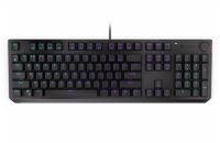 Endorfy herní klávesnice Thock Blue / USB / blue sw. / drátová / mech. / US / / PBT double-shot keycaps / černá RGB