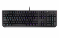 Endorfy herní klávesnice Thock Red / USB / red sw. / drátová / mech. / US / / PBT double-shot keycaps / černá RGB