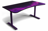 AROZZI herní stůl ARENA Gaming Desk Deep Purple Galaxy