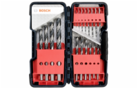 Bosch Sada spirálových vrtáků HSS PointTeQ, ToughBox 1–10 mm, 18 kusů (2.608.577.350)