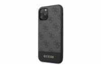 Guess 4G Stripe Zadní Kryt pro iPhone 11 Pro Grey Nové