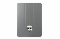 Karl Lagerfeld Head Saffiano Pouzdro pro iPad Pro 12.9 (2021/2022) Silver Nové