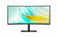 SAMSUNG MT LED LCD Monitor 34" Samsung ViewFinity S65UC  - prohnutý,VA,3440x1440,5ms,100Hz,HDMI,DisplayPort,USB3