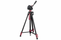 HAMA stativ STAR BR/ pro fotoaparáty a videokamery/ 160 - 3D/ zátěž 4kg/ hliník/ černo-červený