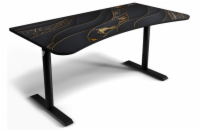 AROZZI herní stůl ARENA Gaming Desk Black Gold