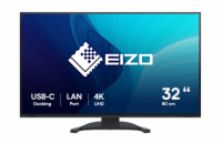 EIZO 31,5" EV3240X-BK, IPS, 3840 x 2160 (4K UHD), 350 cd/m2, 2000:1, 5ms, USB-C, DP, 2x HDMI, černý
