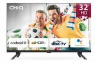 CHiQ L32G7L TV 32", HD, smart, Android 11, dbx-tv, Dolby Audio, Frameless