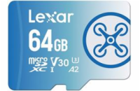 Lexar paměťová karta 64GB FLY High-Performance 1066x microSDXC™ UHS-I, (čtení/zápis:160/60MB/s) C10 A2 V30 U3