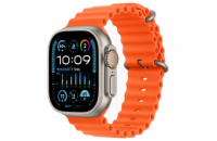 Apple Watch Ultra 2/49mm/Titan/Sport Band/Orange Ocean