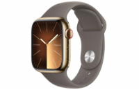 Apple Watch S9 Cell/41mm/Gold/Sport Band/Clay/-M/L