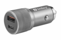 Sandberg 441-50 Sandberg USB nabíječka do auta, Car Charger 1x QC3.0 + 1x USBC 48W