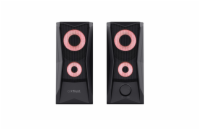 TRUST reproduktory GXT 606 Javv RGB-Illuminated 2.0 Speaker Set, černá